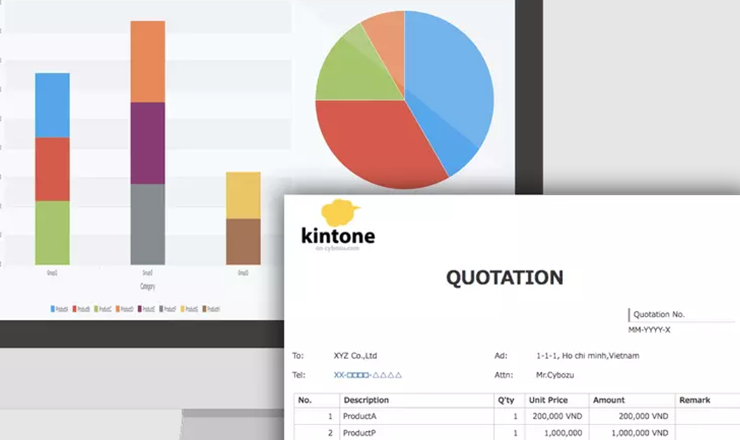 KINTONE等を利用した